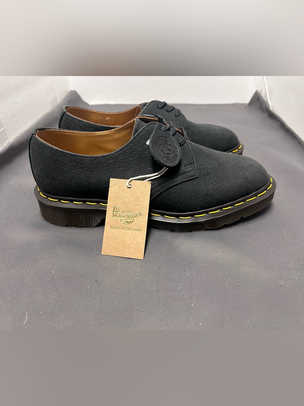 NEW Dr. Martens 1461 Made in England Nubuck Leather Oxford Shoes Men Sz 7/Wm 8